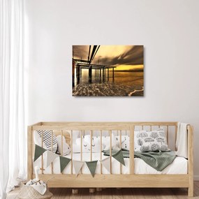 Obraz na szkle - Architektura nad wybrzeżem (70x50 cm)