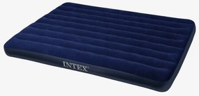 Materac dmuchany dwuosobowy welurowy 137 x 191 cm INTEX 64758 niebieski