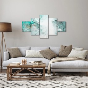 Obraz - Atramentowa abstraakcja 2 (125x70 cm)