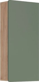 Szafki ścienne zielony/złoty dąb 36.6x15.6x76.6 izan