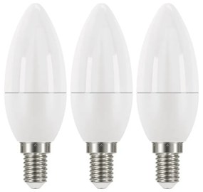 Zestaw 3 żarówek LED EMOS Classic Candle Neutral White, 5W E14