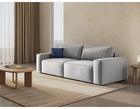 Jasnoszara rozkładana sofa 247 cm Jodie – Micadoni Home