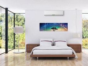 Obraz - Odpoczynek pod gwiazdami (170x50 cm)