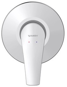 Duravit DuraVelez bateria prysznicowa podtynkowaZ deszczownicą - z ramieniem prysznicowym
