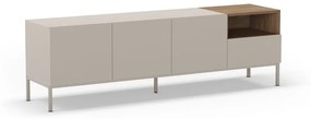 Kremowa szafka pod TV 180x55 cm Cailin – Marckeric