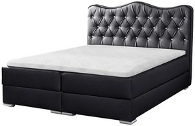 Podwójne łóżko z tapicerowanym zagłówkiem 160x200 E7-W52