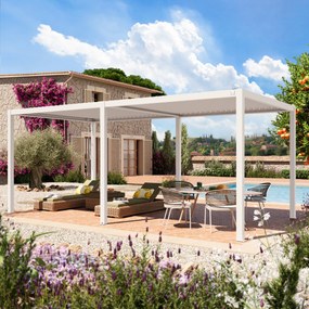 PRIMEYARD 3x6m Pergola Premium, lamelowa, biały - (400111)