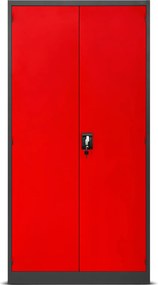 Szafa narzędziowa z 2 szufladami Szymon 92x50x185 cm antracyt/czerwony