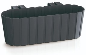 Skrzynka balkonowa Boardee 38,3 x 21,2x 13 cm antracytowy PROSPERPLAST