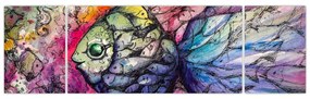 Obraz - Kolorowa rybka (170x50 cm)