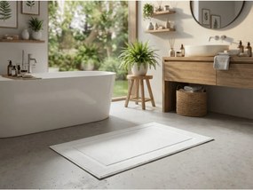 Mata łazienkowa Deluxe 50 x 70 cm biała