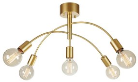 Markslöjd 108285 - Surface-mounted żyrandol CYGNUS 5xE27/40W/230V gold