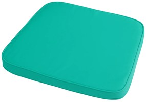 Poduszka ogrodowa na krzesło VIREON 44x45 cm, zielono-niebieska