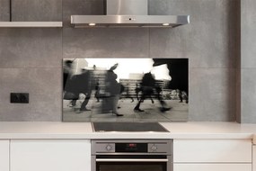 Panel nad Blat Kuchenny Tłum Ludzi w Metropolii