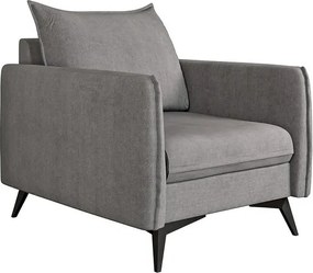 Szary fotel Juli Bis – Ropez