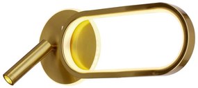 Kinkiet LED w kolorze złota Monet – Candellux Lighting
