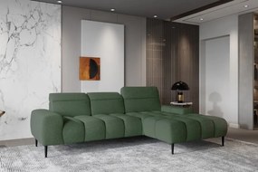 Narożnik GIANO S układ L z elektryczną regulacją siedziska WERSAL