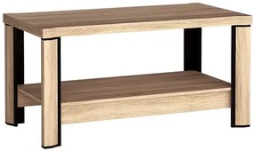 Ława z półką dąb sonoma - Rectano 17X