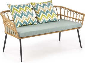 Dwuosobowa sofa ogrodowa z rattanu Gardena 2S