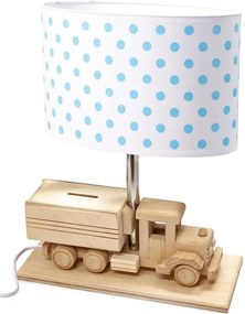 Biało-niebieska lampka skarbonka dla dzieci - S190-Tropez