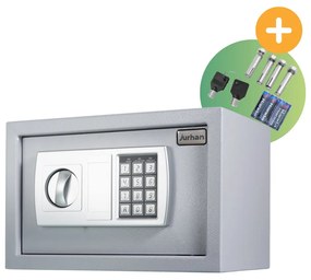 Jurhan Elektroniczny sejf meblowy SAFETY, 31 x 20 x 20cm, srebrna