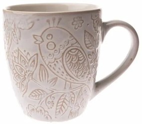 Kubek ceramiczny Bird, 454 ml,  biały