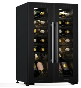 Klarstein Shiraz, chłodziarka do wina, 2 strefy chłodzenia, sterowanie dotykowe, wolnostojąca