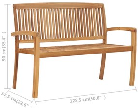 Drewniana ławka ogrodowa - Aragos 2X