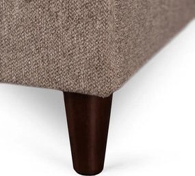 Sofa z Funkcją Spania NEPAL Wersalka Rozkładana Dwuosobowa Brązowa Nowoczesna do Salonu