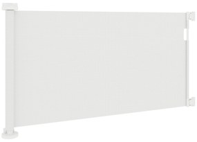 PawHut Bramka Zabezpieczająca Schody Rozsuwana 0-136cm 87 cm Wysoka Bramka Ochronna dla Zwierząt 142 x 10 x 87 cm Biała