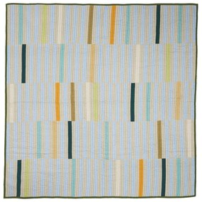 Zielona bawełniana narzuta na łóżko dwuosobowe 260x260 cm Twist – Hübsch