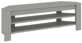 Szara szafka pod TV w dekorze dębu 120x40x30 cm Corner – Kalune Design