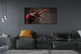 Obraz drukowany na płótnie Kobieta w Szpagacie