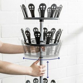 Stojak na buty, obrotowy, 30 par