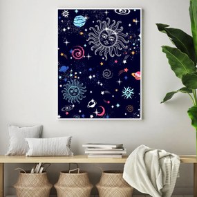 Plakat - Bajkowy kosmos (A4)