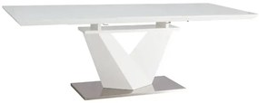 STÓŁ ALARAS III BIAŁY / BIAŁY LAKIER 160(220)X90 SIGNAL