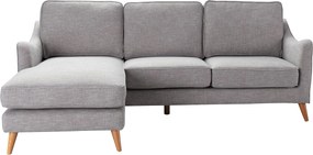 Sofa narożna Venuste linen grey
