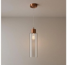 ONLI - Żyrandol na lince DODO 1xE27/22W/230V miedziany