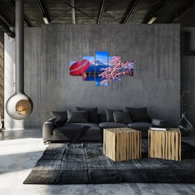 Obraz - Widok na szczyt, Japonia (125x70 cm)