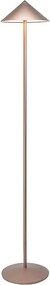 Zafferano Pina XXL lampa podłogowa LED 6 W, akumulatorowa, IP65, dotykowy ściemniacz, magnetyczna głowica, do wnętrz i na zewnątrz, brązowa