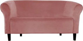 Sofa Milo tkanina Welur : Kolor nogi - Venge, Kolor tkaniny - VELVET - MG58, Typ tkaniny - Velvet, Wysokość nogi - 15 cm