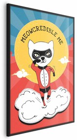 Plakat Szanowny kot 21x30 cm z ramą czarną bez marginesu ARTGEIST B