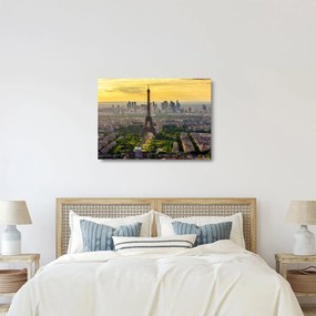 Obraz na szkle - Panorama Paryża (70x50 cm)