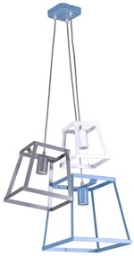 Geometryczna lampa wisząca dziecięca 3X S550 L4-S38