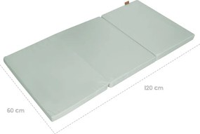 Piankowy składany materac dziecięcy ze zdejmowanym pokrowcem 120x60 cm Style – Roba