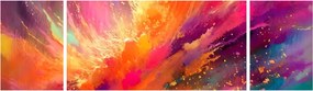 Obraz - Dynamiczna abstrakcja (170x50 cm)