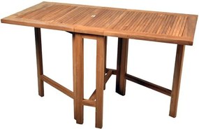 Stół drewniany ogrodowy składany DIVERO z drewna teakowego