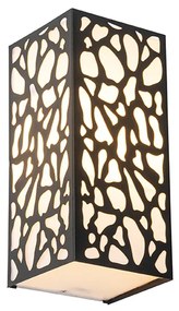 Nowoczesna zewnętrzna lampa ścienna czarna IP44 - Nicole