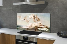 Szklany Panel Narodziny Wenus - Alexandre Cabanel