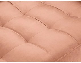 Różowa aksamitna sofa Milo Casa Santo, 174 cm